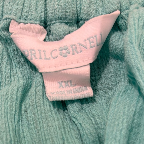 April Cornell Aqua / Cotton Travel Pant - Picture 4 of 9